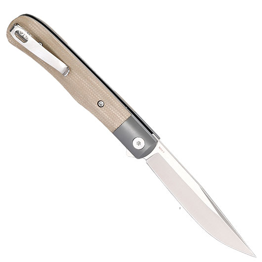 Bker Plus Einhandmesser Modern Trapper Nitro-V Stahl grau inkl. Grtelclip Bild 1