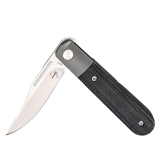 Bker Plus Einhandmesser Modern Barlow Nitro-V Stahl schwarzgrau inkl. Grtelclip Bild 3
