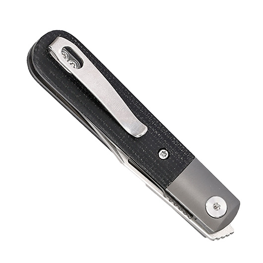 Bker Plus Einhandmesser Modern Barlow Nitro-V Stahl schwarzgrau inkl. Grtelclip Bild 5
