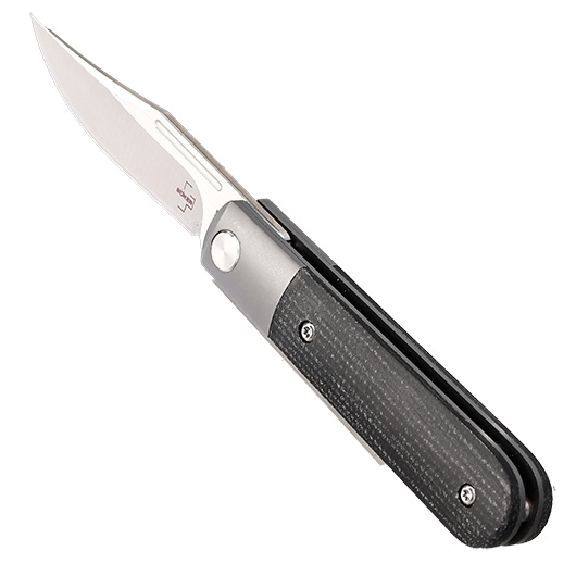 Bker Plus Einhandmesser Modern Barlow Nitro-V Stahl schwarzgrau inkl. Grtelclip Bild 6