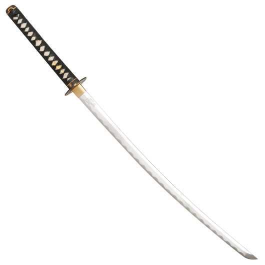 John Lee Katana Bride schwarz/wei inkl. Schwertkoffer, Schutzhlle, Holzstnder & Pflegeset Bild 2