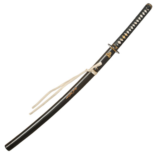 Katana Practical Bride schwarz inkl. Schwertstnder Bild 3