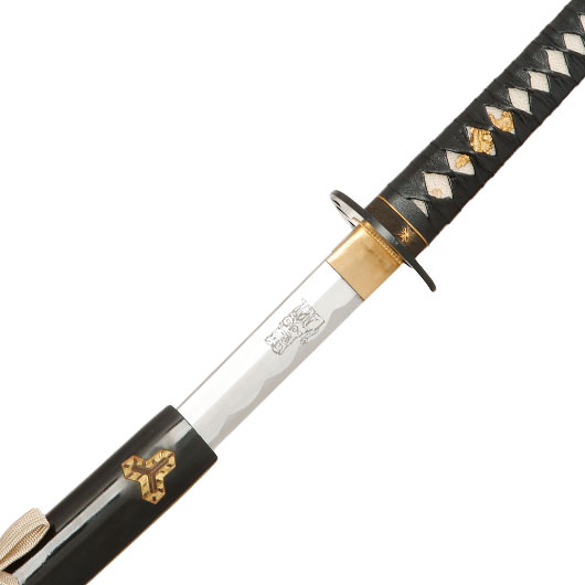 Katana Practical Bride schwarz inkl. Schwertstnder Bild 7