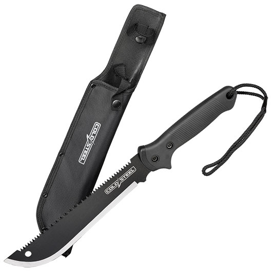 Cold Steel Machete Axis schwarz inkl. Fangriemen & Nylonscheide Bild 3