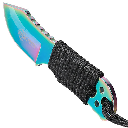Neck Knife Little Rainbow inkl. Kydexscheide & Kugelkette Bild 6