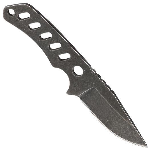 Neck Knife Titan Skelett grau inkl. Kydexscheide & Kugelkette Bild 1
