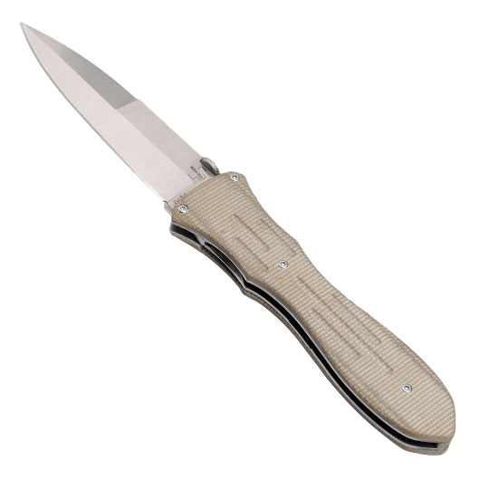 Bker Plus Einhandmesser Atropos hellbraun inkl. Grtelclip & Etui Bild 2