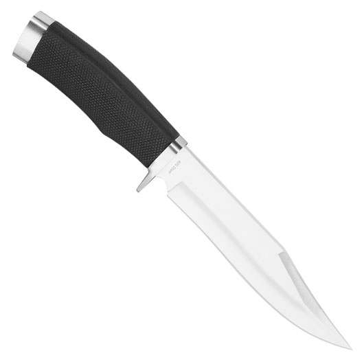 Black Ice Outdoormesser BIG silber/schwarz inkl. Nylonscheide Bild 1