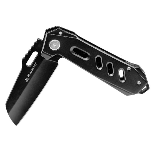 Black Ice Einhandmesser Star Sheep schwarz inkl. Grtelclip Bild 3