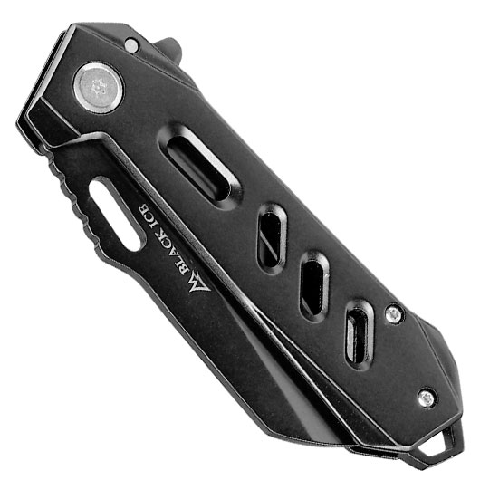 Black Ice Einhandmesser Star Sheep schwarz inkl. Grtelclip Bild 4
