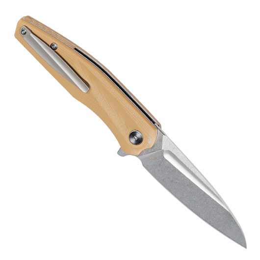 Enforcer Einhandmesser Wave silber/coyote inkl. Grtelclip Bild 1