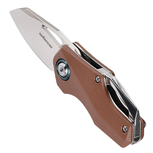 Enforcer Einhandmesser Chico silber/braun inkl. Grtelclip Bild 6