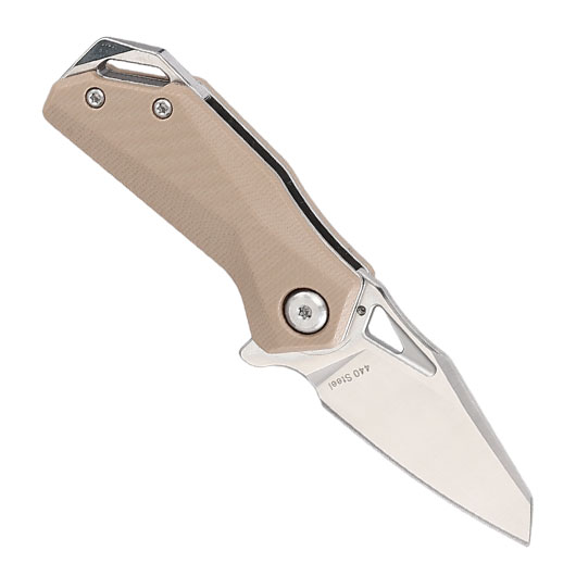 Enforcer Einhandmesser Petit silber/coyote inkl. Grtelclip Bild 1
