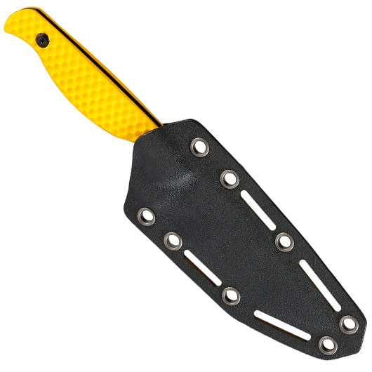 Black Ice Grtelmesser Hornet schwarz/gelb inkl. Kydexscheide Bild 4