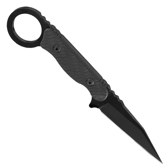 Black Ice Grtelmesser Spin schwarz inkl. Kydexscheide Bild 1