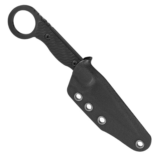 Black Ice Grtelmesser Spin schwarz inkl. Kydexscheide Bild 4