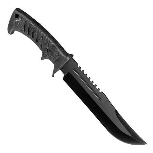 MP9 Outdoormesser schwarz inkl. Nylonscheide Bild 1