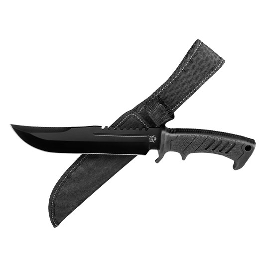 MP9 Outdoormesser schwarz inkl. Nylonscheide Bild 3