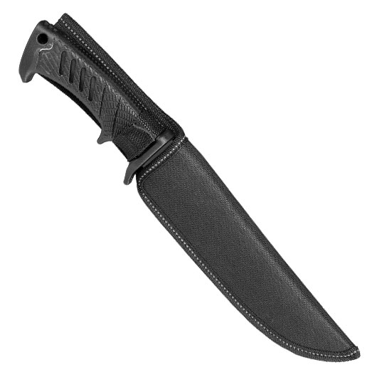 MP9 Outdoormesser schwarz inkl. Nylonscheide Bild 4