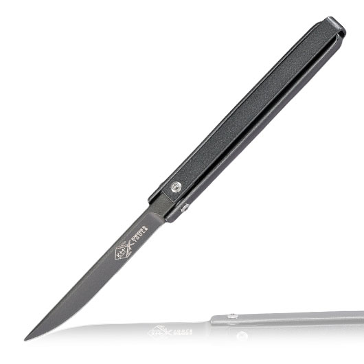 Folding Knife 360 mit Glasbrecher titan inkl. Lederholster