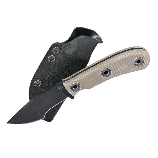 Bker Plus Outdoormesser Micro Tracker 2.0 schwarz/braun inkl. Kydexscheide Bild 3