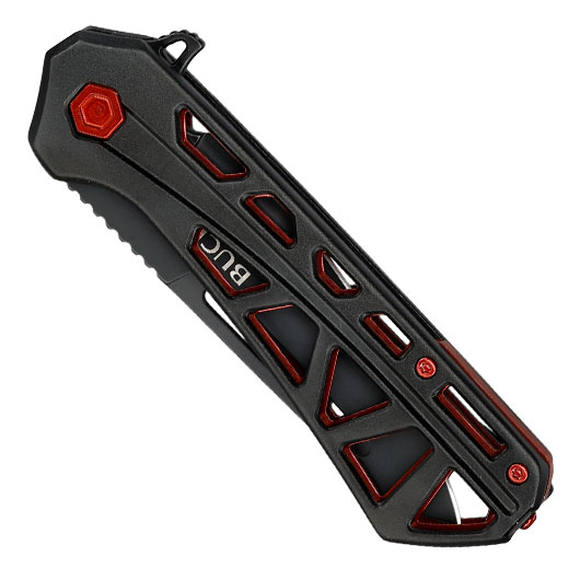 Buck Einhandmesser 811 Trace OPS schwarz/rot inkl. Grtelclip Bild 4