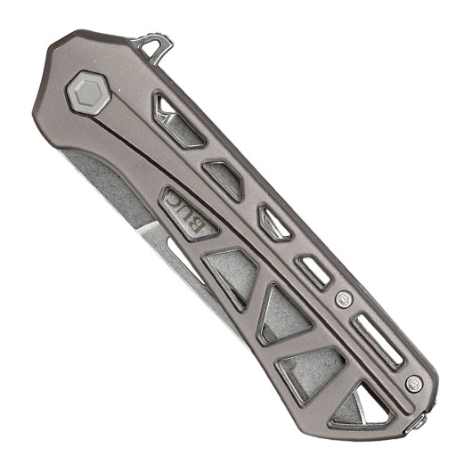 Buck Einhandmesser 811 Trace OPS silber/grau inkl. Grtelclip Bild 4