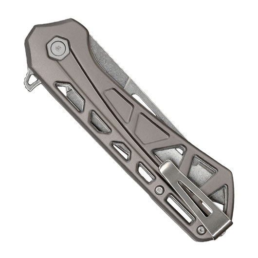 Buck Einhandmesser 811 Trace OPS silber/grau inkl. Grtelclip Bild 5