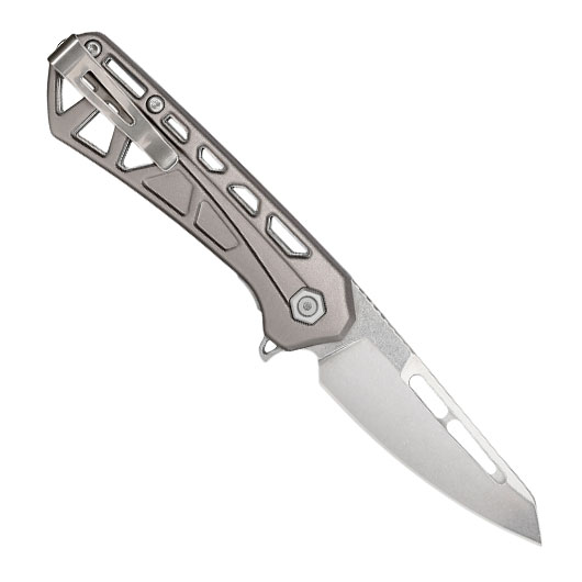 Buck Einhandmesser 813 Mini Trace OPS silber/grau inkl. Grtelclip Bild 1