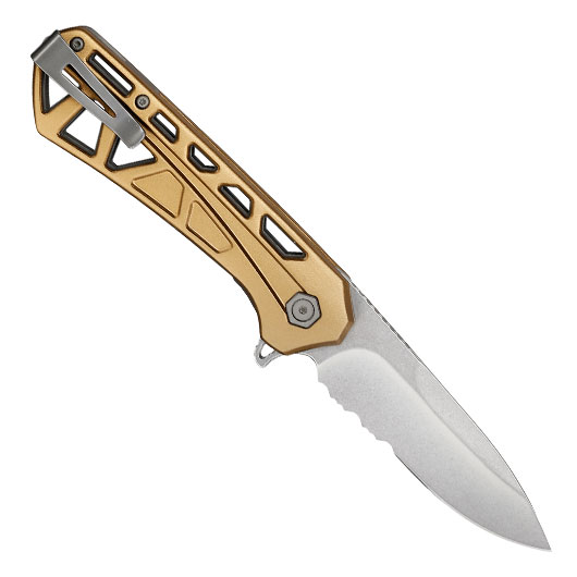 Buck Einhandmesser 812 Trace OPS silber/bronze inkl. Grtelclip Bild 1