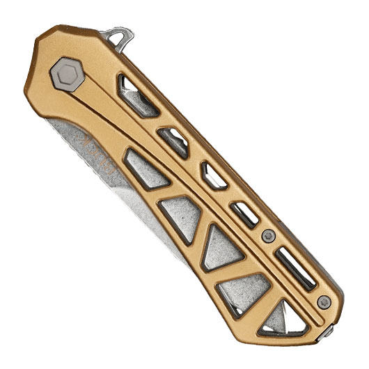 Buck Einhandmesser 812 Trace OPS silber/bronze inkl. Grtelclip Bild 4