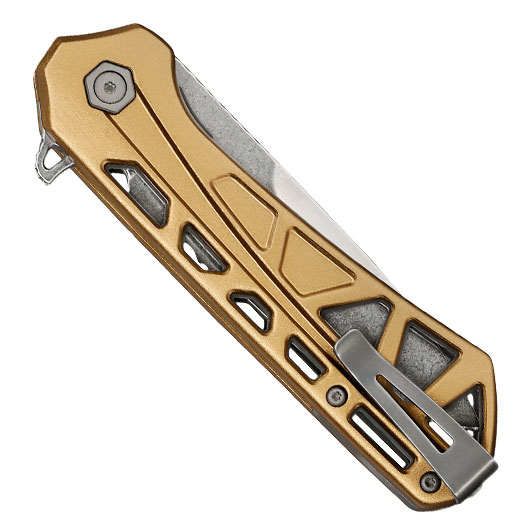 Buck Einhandmesser 812 Trace OPS silber/bronze inkl. Grtelclip Bild 5