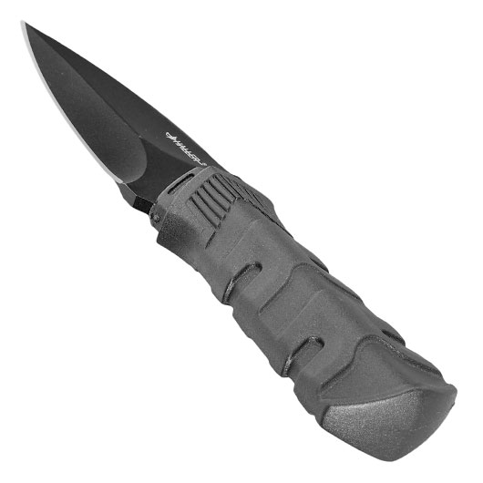 Haller Neck Knife schwarz inkl. Scheide & Kugelkette Bild 2