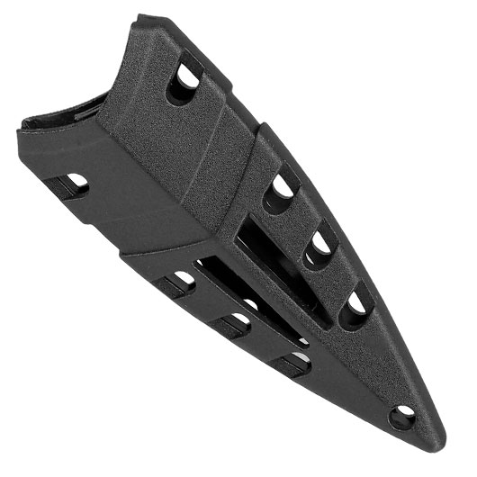Haller Neck Knife schwarz inkl. Scheide & Kugelkette Bild 6