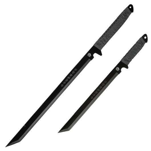 MP9 Ninja Schwertset Duo schwarz inkl. Nylonscheide