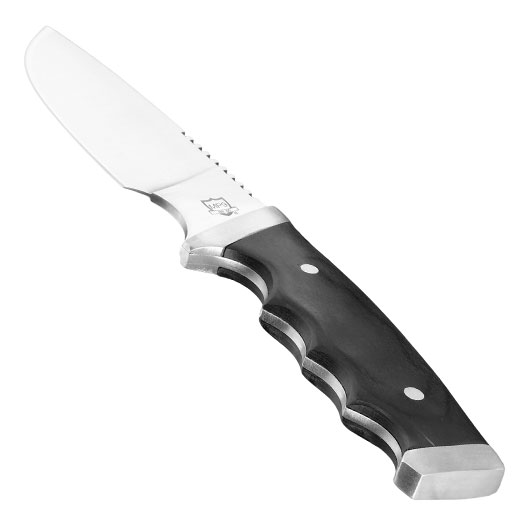 MP9 Outdoormesser silber/schwarz inkl. Nylonscheide Bild 2