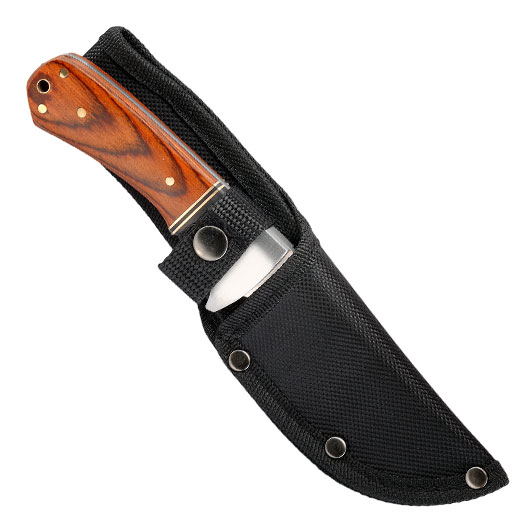 MP9 Outdoormesser Timber Steel inkl. Nylonscheide Bild 4
