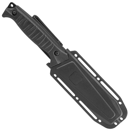 CI Outdoormesser Universal schwarz inkl. Kunststoffscheide Bild 4