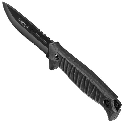CI Outdoormesser Universal schwarz inkl. Kunststoffscheide Bild 5