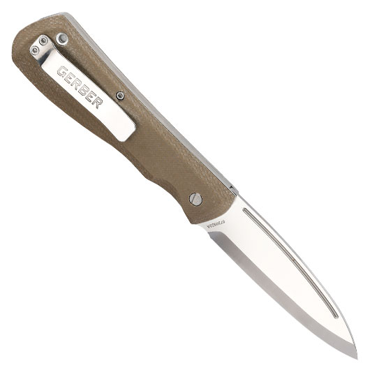 Gerber Taschenmesser Mansfield Micarta natural inkl. Grtelclip Bild 1
