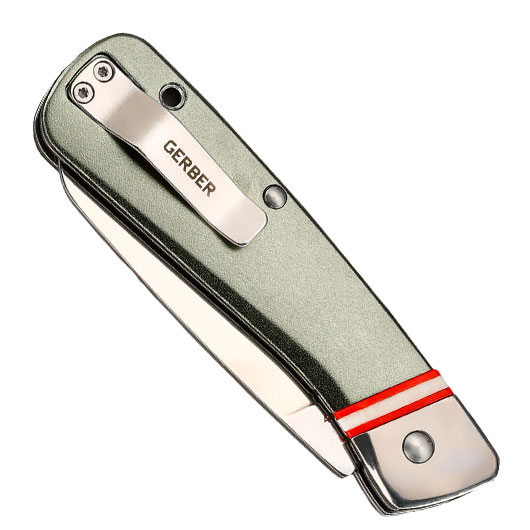 Gerber Taschenmesser Straightlace flat sage inkl. Grtelclip Bild 5
