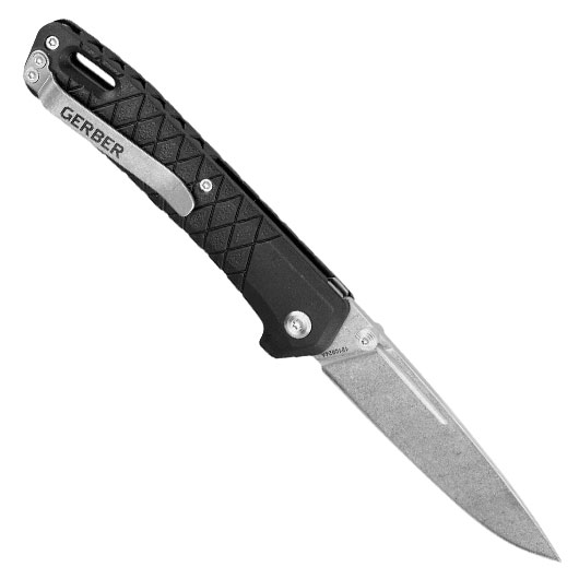 Gerber Einhandmesser Zilch silber/schwarz inkl. Grtelclip Bild 1