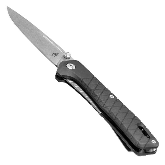 Gerber Einhandmesser Zilch silber/schwarz inkl. Grtelclip Bild 2