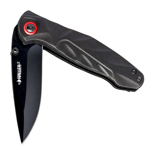 Haller Einhandmesser schwarz inkl. Grtelclip Bild 3