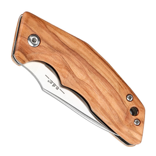 Haller e.d.c. Taschenmesser downtown blade silber/braun inkl. Grtelclip & Nylonetui Bild 5