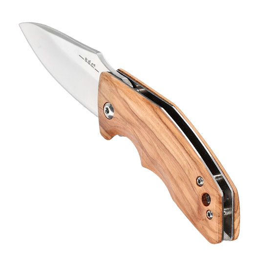 Haller e.d.c. Taschenmesser downtown blade silber/braun inkl. Grtelclip & Nylonetui Bild 7