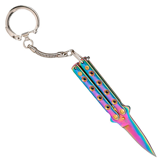 Haller Schlsselanhnger Mini Butterfly rainbow inkl. Schlsselring Bild 1