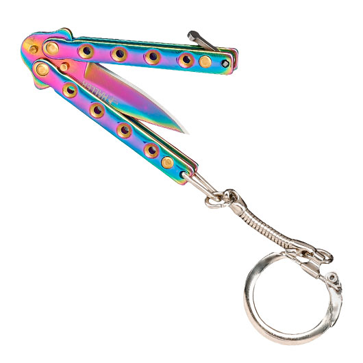 Haller Schlsselanhnger Mini Butterfly rainbow inkl. Schlsselring Bild 4