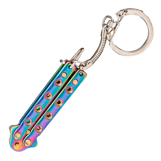 Haller Schlsselanhnger Mini Butterfly rainbow inkl. Schlsselring Bild 5
