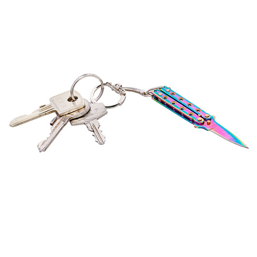 Haller Schlsselanhnger Mini Butterfly rainbow inkl. Schlsselring Bild 6